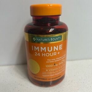 Nature's Bounty Immune 24 Hour+ Softgels NEW